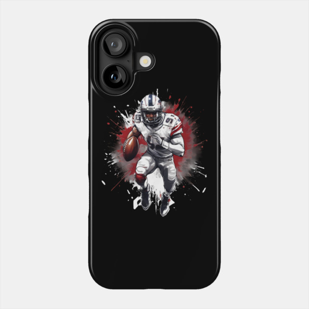 Kickoff American Football Phone Case by animegirlnft