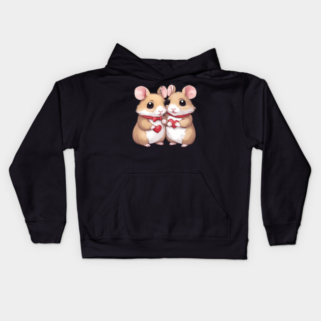 Hamster Pet Kids Hoodie by animegirlnft