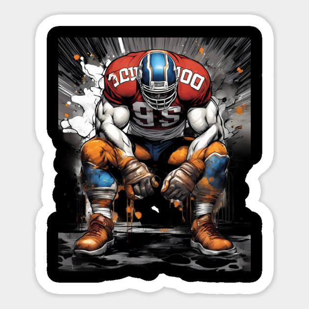 Fumble American Football Magnet by animegirlnft