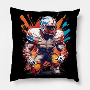 Red Zone American Football Pillow