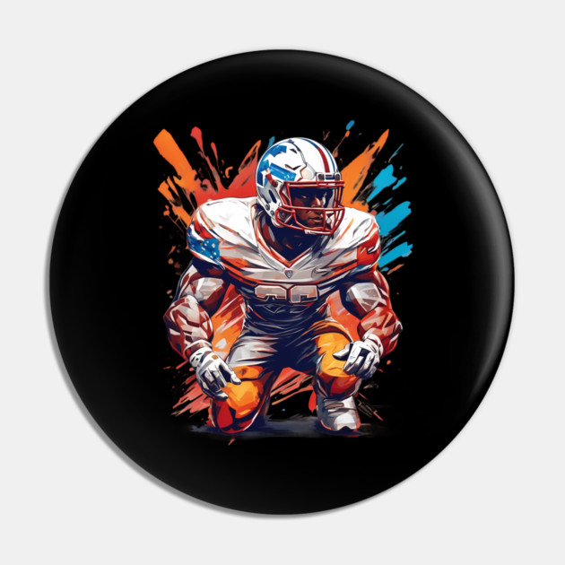 Red Zone American Football Pin by animegirlnft