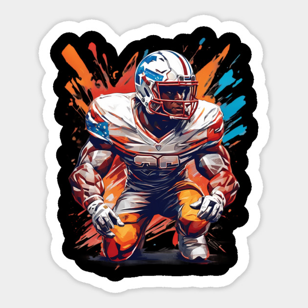 Red Zone American Football Magnet by animegirlnft