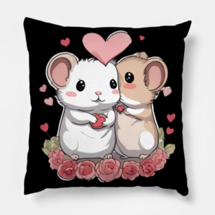 Valentine Hamster Pillow