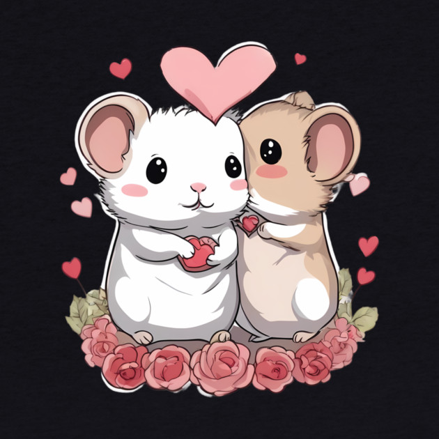 Valentine Hamster by animegirlnft