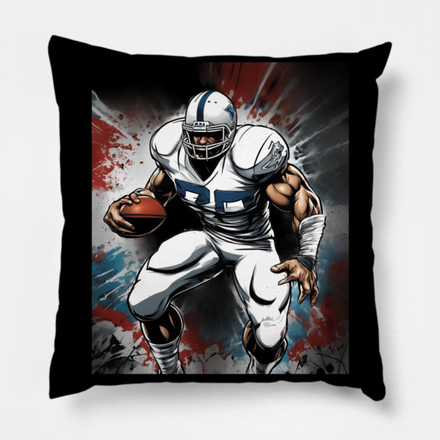 Hail Mary American Football Pillow by animegirlnft