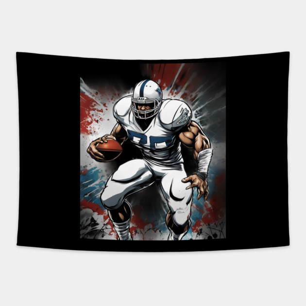 Hail Mary American Football Tapestry by animegirlnft