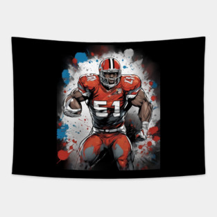 Pigskin American Football Tapestry