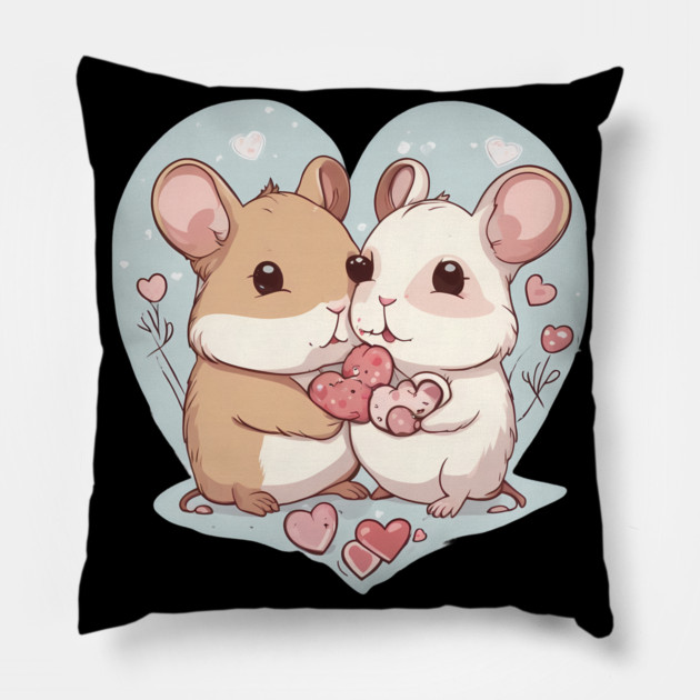 Little Hamster Pillow by animegirlnft