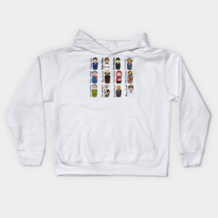 Portraits of the Artists Kids Hoodie