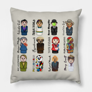 Portraits of the Artists Pillow