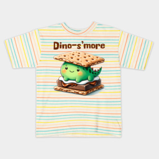 Adorable Dinos'more S'mores Dessert design Kids T-Shirt