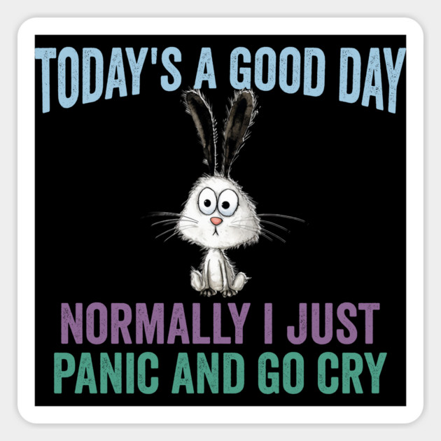 A Good Not a Normal Day funny sarcastic vintage design Magnet by Luxinda