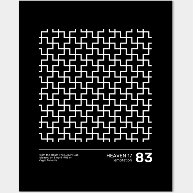 Heaven 17 Temptation Wall Art by Timeless Chaos