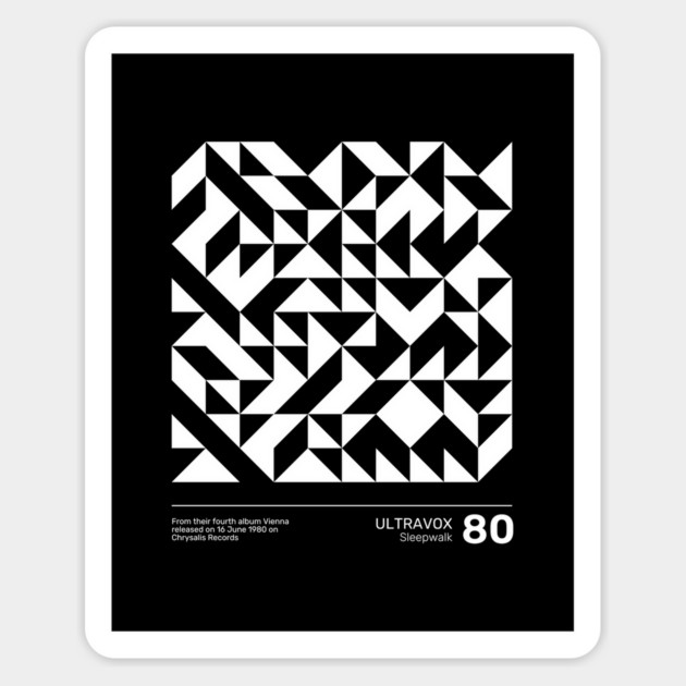 Ultravox Sleepwalk Magnet by Timeless Chaos