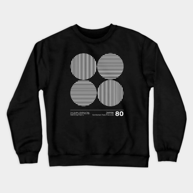 Japan Gentlemen Take Polaroids Crewneck Sweatshirt by Timeless Chaos