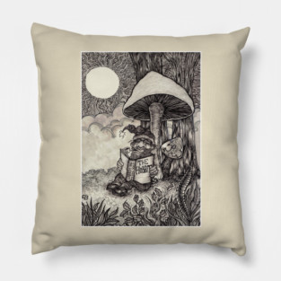 A Hobbit Reading The Hobbit Pillow