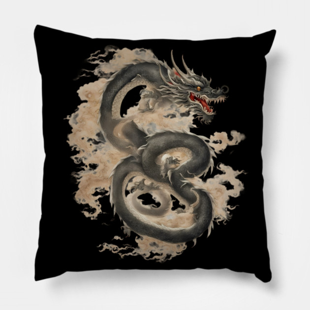 Chinese Dragon Pillow by animegirlnft