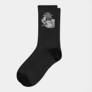 Dragon Painting Socks