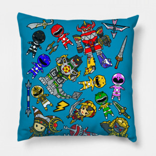 GO GO Rangers! Pillow