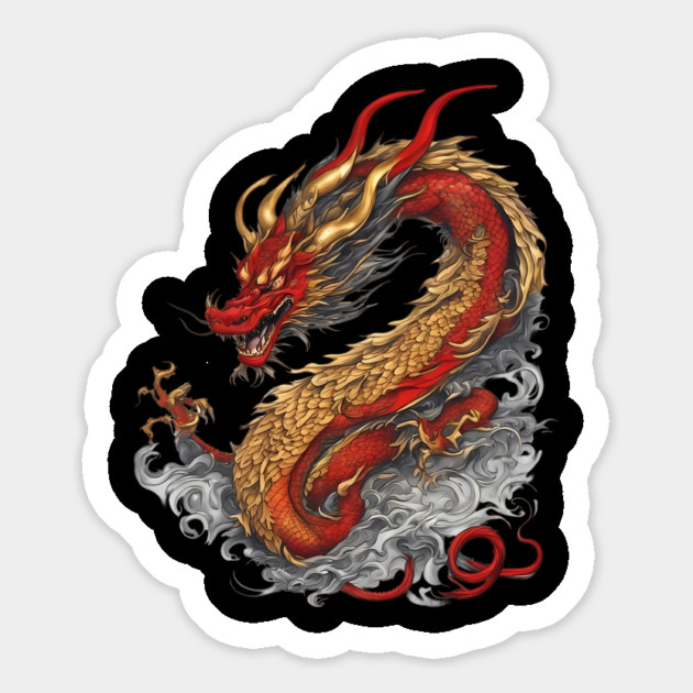 Dragon Drawing Magnet by animegirlnft