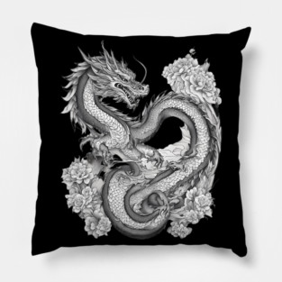 Dragon Tattoo Pillow