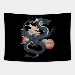 Japanese Dragon Tapestry