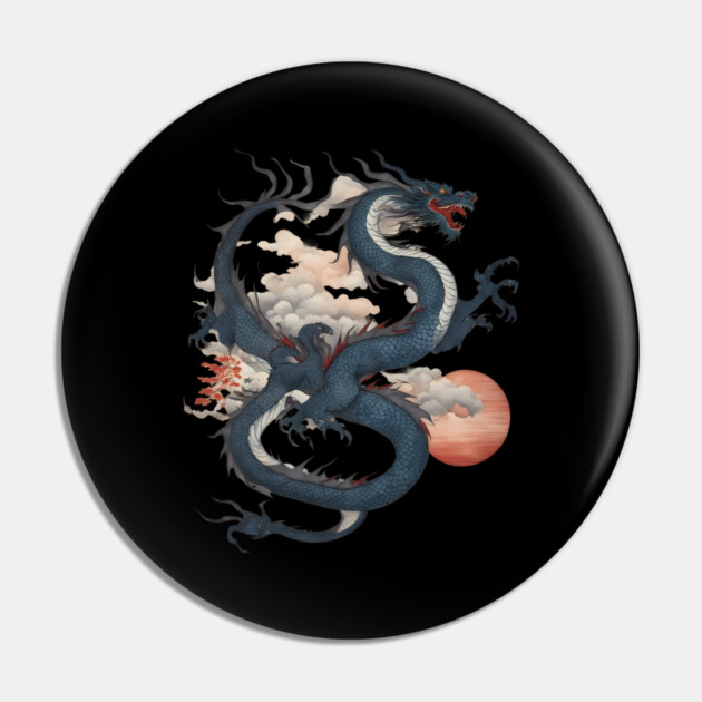Japanese Dragon Pin by animegirlnft