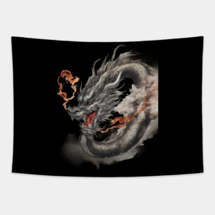Fire Dragon Tapestry