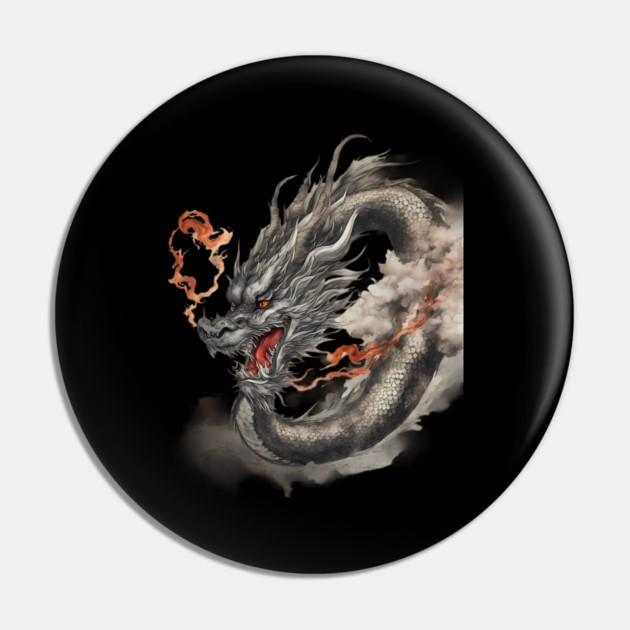 Fire Dragon Pin by animegirlnft