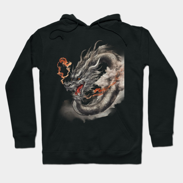 Fire Dragon Hoodie by animegirlnft