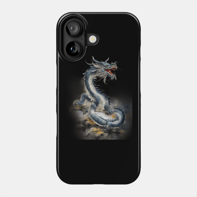 Blue Dragon Phone Case by animegirlnft