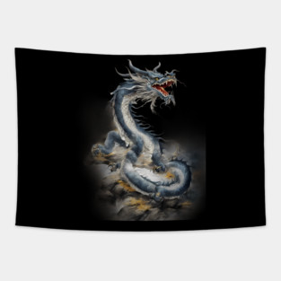 Blue Dragon Tapestry
