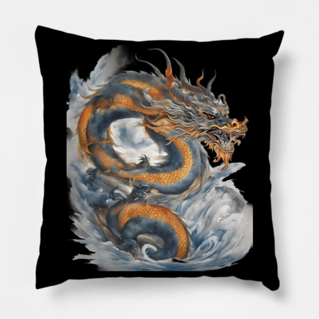 Sea Dragon Pillow by animegirlnft