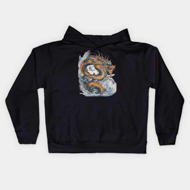 Sea Dragon Kids Hoodie by animegirlnft