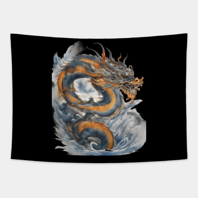 Sea Dragon Tapestry by animegirlnft