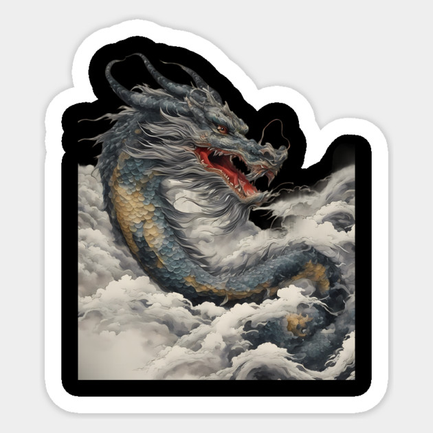 Sky Dragon Sticker by animegirlnft