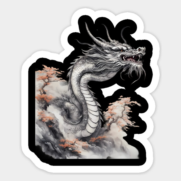 Year of the Dragon Sticker by animegirlnft
