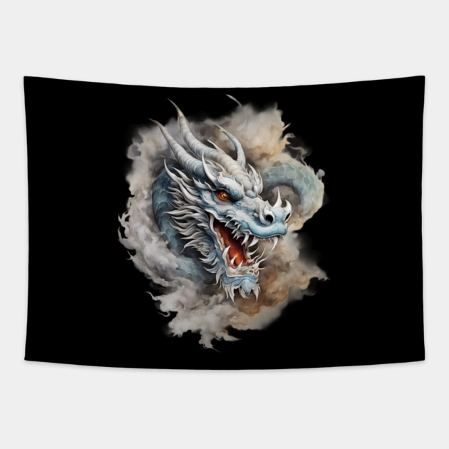 Dragon Breath Tapestry by animegirlnft