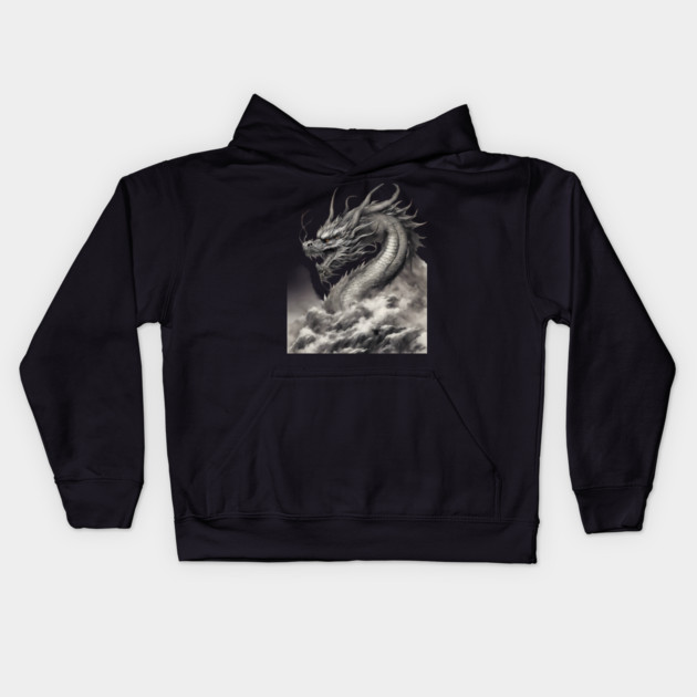 Water Dragon Kids Hoodie by animegirlnft