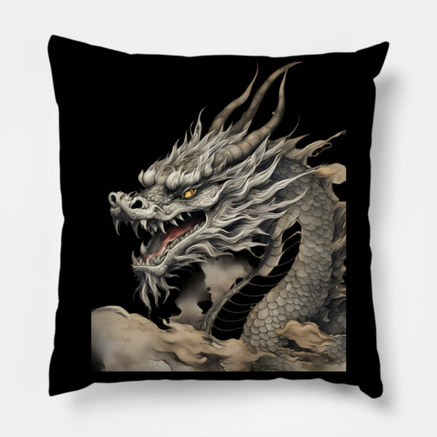 Monster Dragon Pillow by animegirlnft