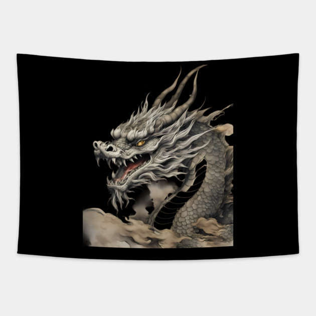 Monster Dragon Tapestry by animegirlnft