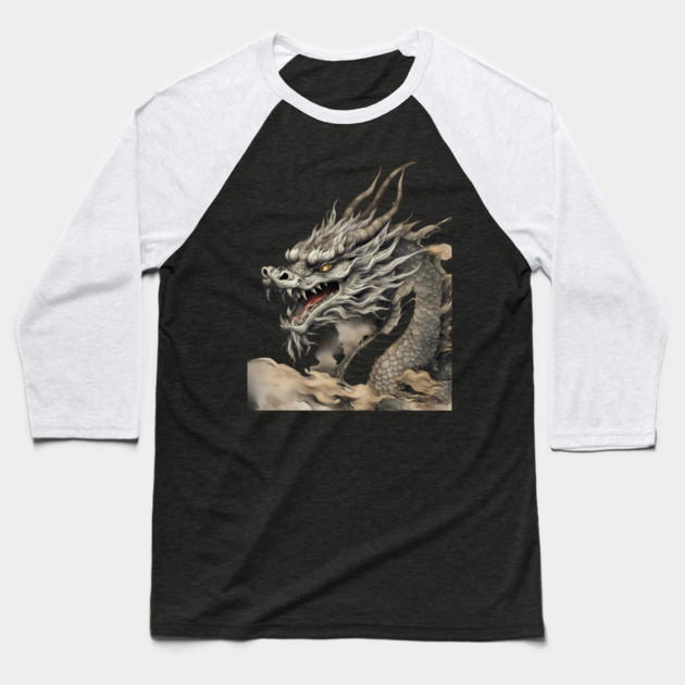 Monster Dragon Baseball T-Shirt by animegirlnft