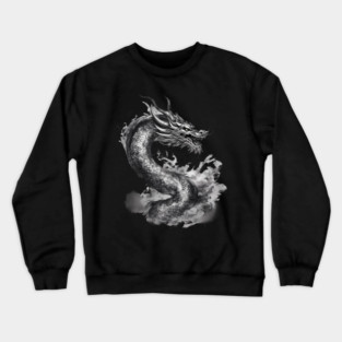 Dragon Drawing Crewneck Sweatshirt