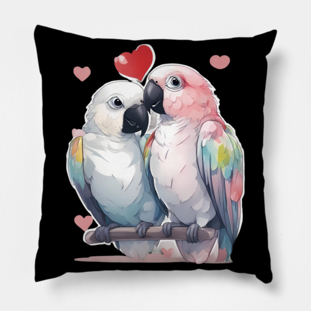 Bird of a Feather Pillow by animegirlnft