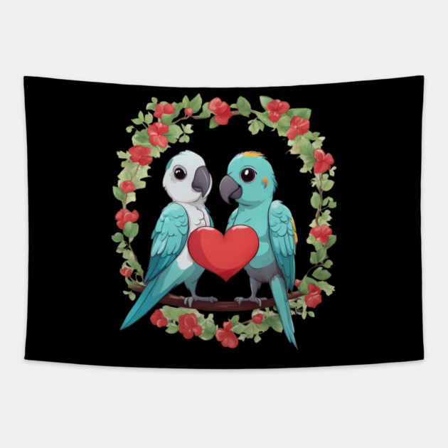Bird Nest Tapestry by animegirlnft