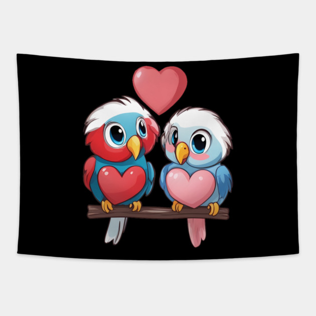 Wild Bird Tapestry by animegirlnft