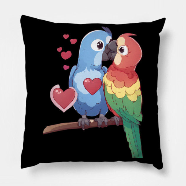 Tropical Bird Pillow by animegirlnft