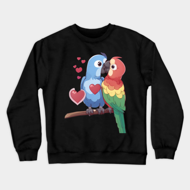 Tropical Bird Crewneck Sweatshirt by animegirlnft