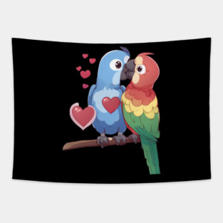 Tropical Bird Tapestry
