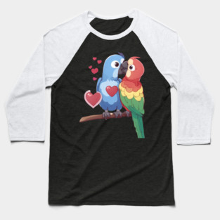 Tropical Bird Baseball T-Shirt
